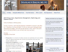 Tablet Screenshot of dbailynmd.com